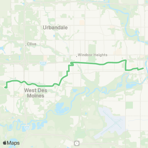 DART Ep True Express map