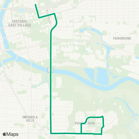 DART East High map