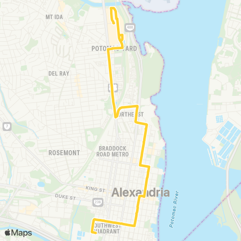 DASH OLD TOWN NORTH map