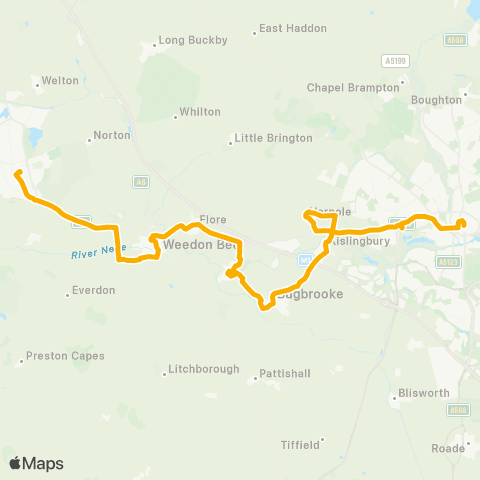 Stagecoach Midlands  map