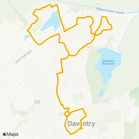 Stagecoach Midlands  map