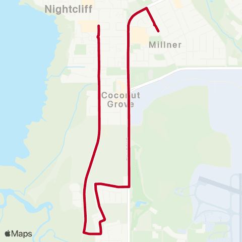 Darwinbus School - Darwin map