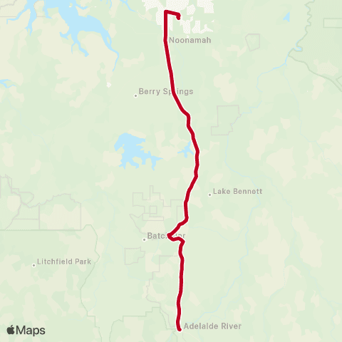 Darwinbus School - Batchelor map