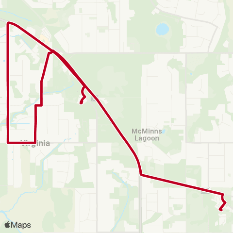 Darwinbus School - Rural map