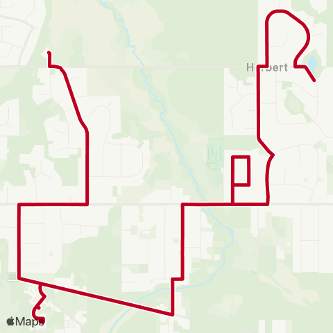 Darwinbus School - Rural map