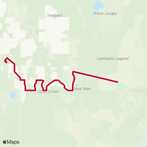 Darwinbus School - Rural map