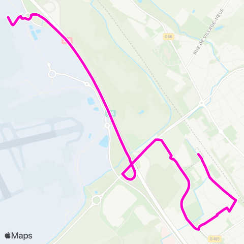 DistriBus St-Louis St-Louis Gare - St-Louis Euroairport map