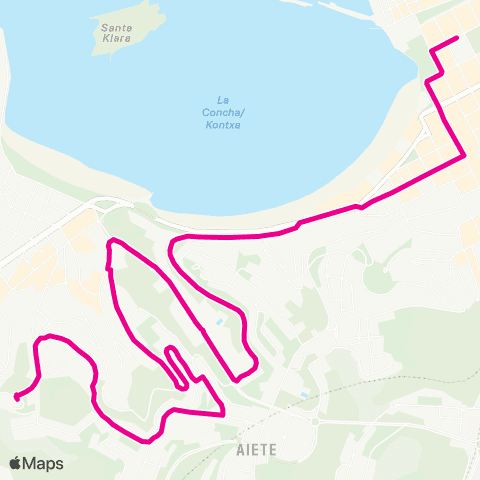 Dbus Seminarioa map