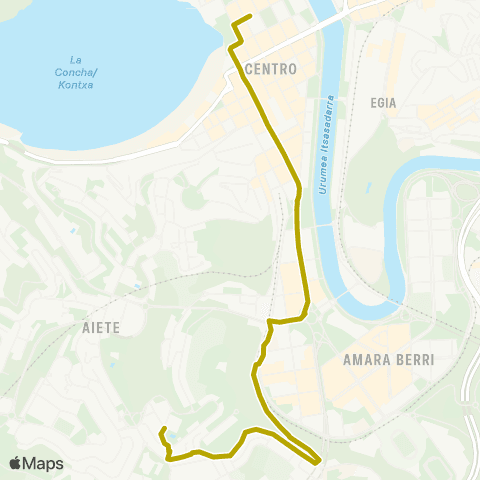 Dbus Errondo-Puio map