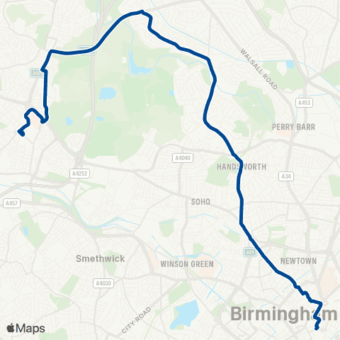 Diamond Bus West Bromwich Bus Station - Markets map