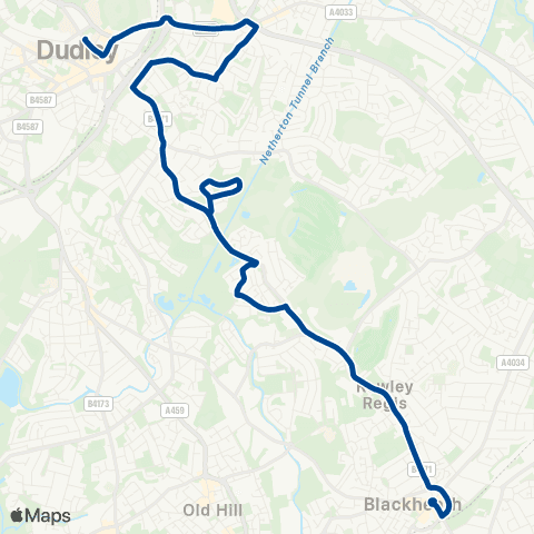 Diamond Bus Ednam Rd - Bus Interchange map