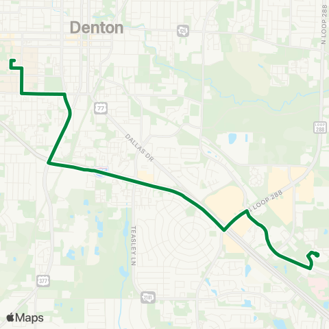 DCTA MedPark Station map
