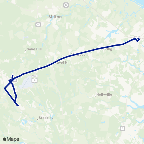 DART First State Georgetown - Lewes TC map