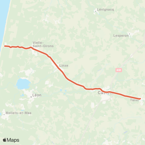 DIGO Taller - Saint Girons Plage map