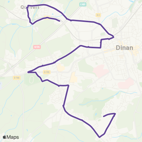 Dinamo Bourg Quévert - La Nourais map