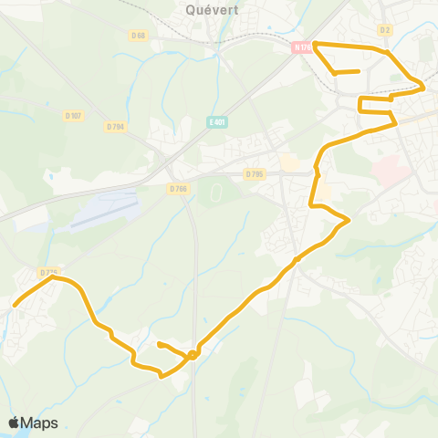 Dinamo Quévert Préval - Trélivan Mairie map