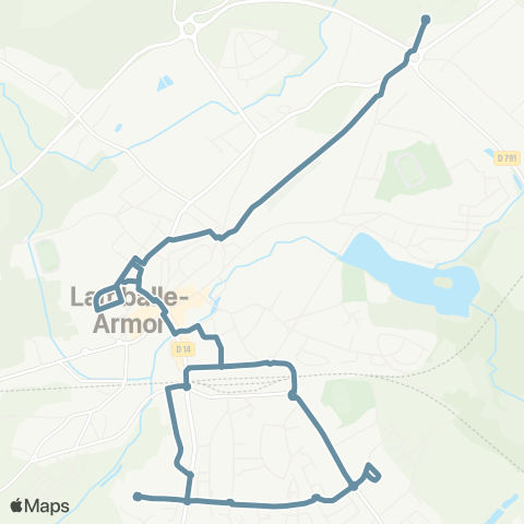 Distribus Rd-pt de Lanjouan - Gare SNCF via Clémenceau map