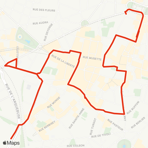 Divia République - République map
