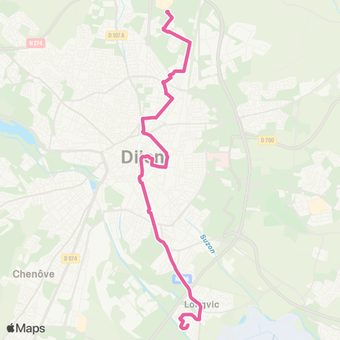 Divia Longvic - Toison d'Or map