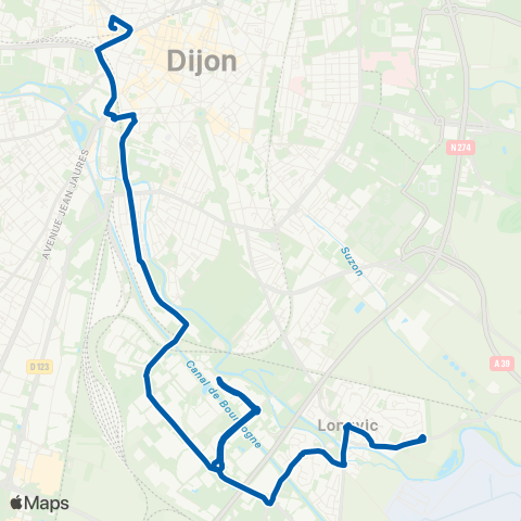 Divia Longvic Carmelites - Darcy map