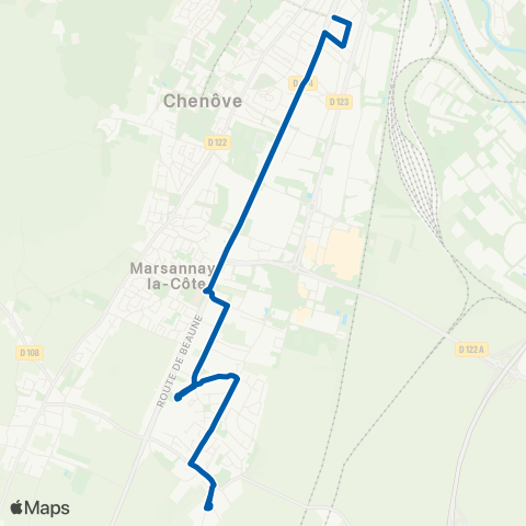 Divia Perrigny - Carraz map