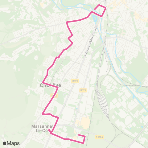 Divia Marsannay Pds - Monge map