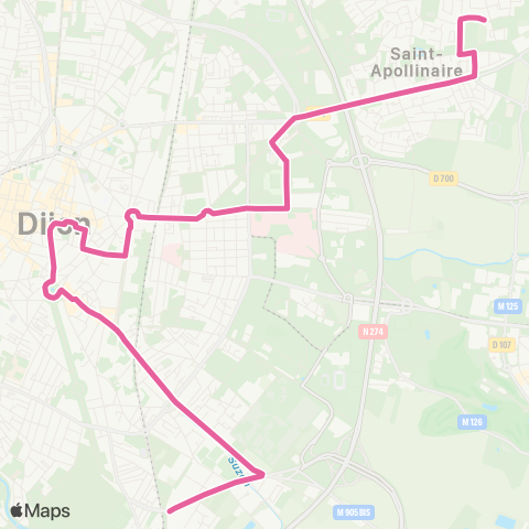 Divia Chicago - St-Apo Val Sully map