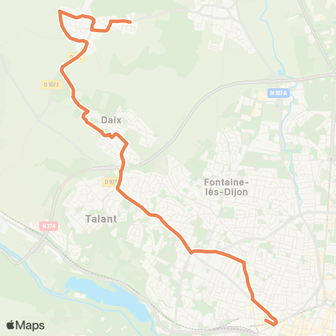 Divia Hauteville - Darcy map