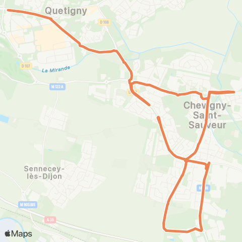 Divia F'night - Grand Marche - Chevigny map