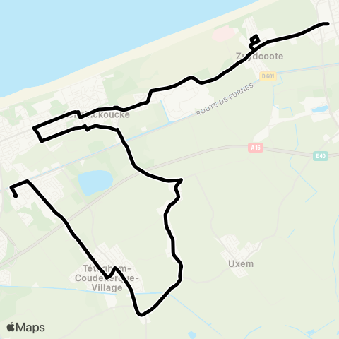 DK'BUS Scolaires  map