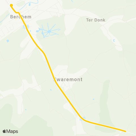 De Lijn Pendel Ronde van Vlaanderen map