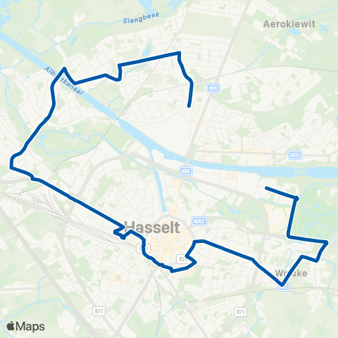 De Lijn Godsheide - Sint-Jansheide map