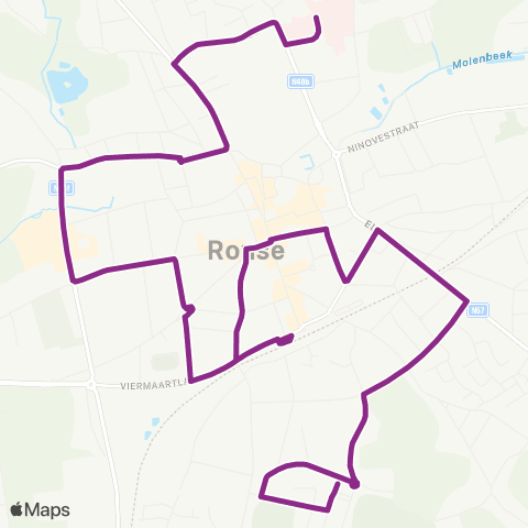 De Lijn Ronse / Renaix Stookt - Scheldekouter - Station - AZ Glorieux map