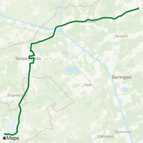 De Lijn Diest - Leopoldsburg map