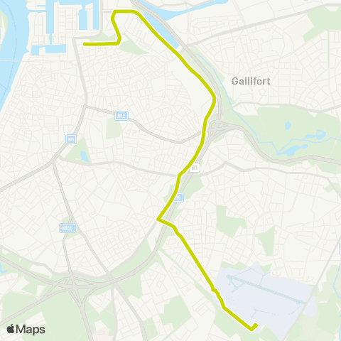 De Lijn Centraal Station - Dam - Noorderplaats map