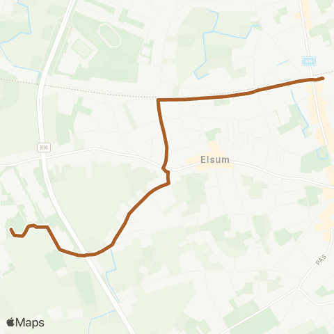 De Lijn Geel station - Geel Thomas More map