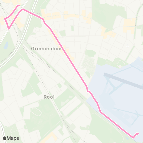 De Lijn Berchem Station - Luchthaven stelplaats map