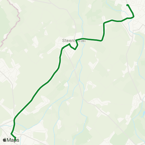 De Lijn Merchtem - Steenhuffel - Londerzeel map