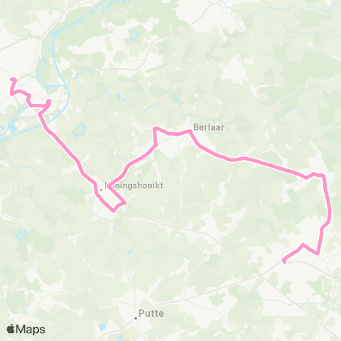 De Lijn Lier - Koningshooikt - Berlaar - Heist-op-den-Berg map