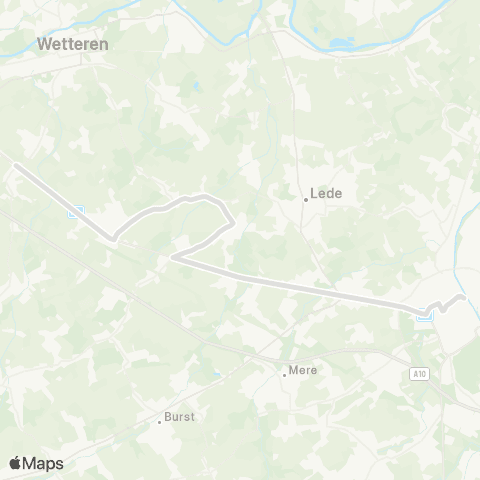 De Lijn Massemen - Oordegem - Impe - Erpe Vijfhuizen - Aalst map