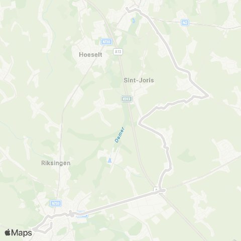 De Lijn Bilzen - Tongeren map
