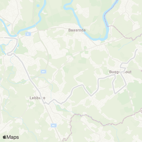 De Lijn Dendermonde - Lebbeke - Buggenhout - Opdorp map