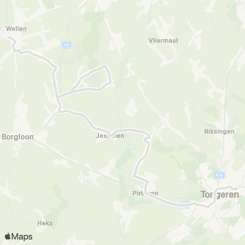 De Lijn Wellen - Tongeren map