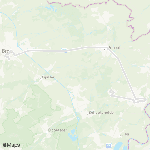 De Lijn Bree - Maaseik BEWEL map