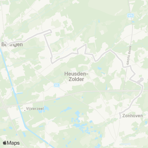 De Lijn Meulenberg - Beringen map