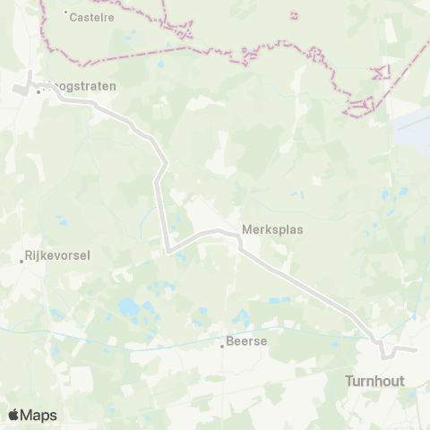 De Lijn Turnhout - Merksplas Kolonie - Hoogstraten map
