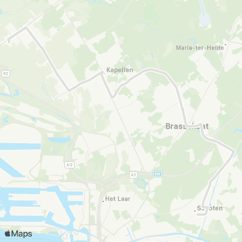 De Lijn Schoten - Brasschaat - Kapellen - scholen Stabroek map