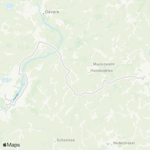 De Lijn Oudenaarde - Sint-Denijs-Boekel - Zottegem map