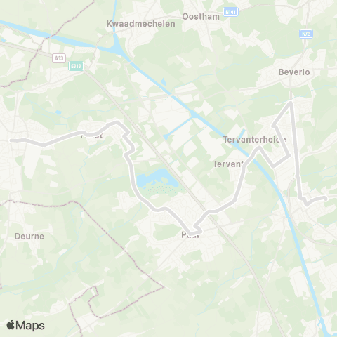 De Lijn Tessenderlo - Beringen map