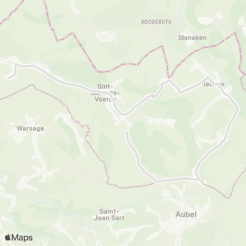 De Lijn Voeren - Provinciale School map